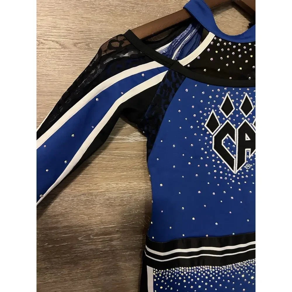 Cheer Athletics All Star Cheer Uniform YL One Piece Bling Rebel Athletic